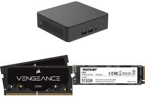 ASUS NUC 13 PRO RNUC13ANKI30000UI Black Barebone Slim Kit (with Intel® Core™ i3-1315U , Single Unit - Memory and Storage Sold Separately ) CORSAIR Vengeance 16GB (2 x 8GB) 260-Pin DDR4 SO-DIMM DDR4 3200 (PC4 25600) Laptop Memory Model CMSX1 ASUS NUC 13 PRO RNUC13ANKI30000UI Black Barebone Slim Kit (with Intel® Core™ i3-1315U , Single Unit - Memory and Storage Sold Separately ) CORSAIR Vengeance 16GB (2 x 8GB) 260-Pin DDR4 SO-DIMM DDR4 3200 (PC4 25600) Laptop Memory Model CMSX1