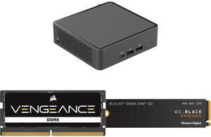 Mini-PC Memory SSD Combo -  ASUS RNUC15CRKC50000U Bundle with  Corsair CMSX32GX5M1A5600C48  and SanDisk WDS100T2X0E