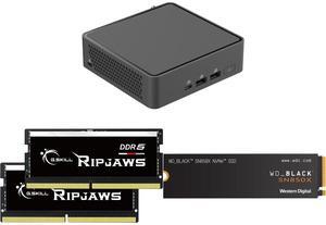 Mini-PC Memory SSD Combo -  ASUS RNUC15CRKC50000U Bundle with  G.SKILL F5-5600S4040A16GX2-RS  and SanDisk WDS100T2X0E