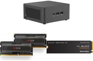Mini-PC Memory SSD Combo -  ASUS RNUC15CRHC50000U Bundle with  Mushkin Enhanced MRA5S480FFFD16GX2  and SanDisk WDS100T2X0E