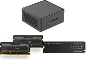 Mini-PC Memory SSD Combo -  ASUS RNUC15CRHC70000U Bundle with  Mushkin Enhanced MRA5S480FFFD16GX2  and SanDisk WDS100T2X0E