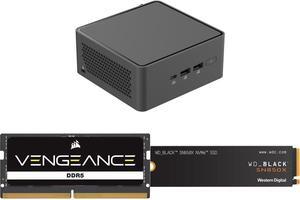 Mini-PC Memory SSD Combo -  ASUS RNUC15CRHC70000U Bundle with  Corsair CMSX32GX5M1A5600C48  and SanDisk WDS100T2X0E