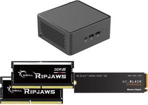 Mini-PC Memory SSD Combo -  ASUS RNUC15CRHC70000U Bundle with  G.SKILL F5-5600S4040A16GX2-RS  and SanDisk WDS100T2X0E