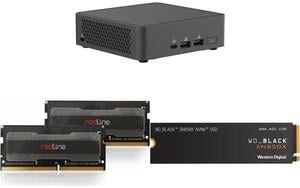Mini-PC Memory SSD Combo -  ASUS RNUC15CRKC70000U Bundle with  Mushkin Enhanced MRA5S480FFFD16GX2  and SanDisk WDS100T2X0E