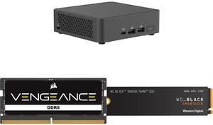 Mini-PC Memory SSD Combo -  ASUS RNUC15CRKC70000U Bundle with  Corsair CMSX32GX5M1A5600C48  and SanDisk WDS100T2X0E