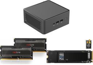 Mini-PC Memory SSD Combo -  ASUS RNUC15CRHC70000U Bundle with  Mushkin Enhanced MRA5S480FFFD16GX2  and SAMSUNG MZ-V9S1T0B/AM