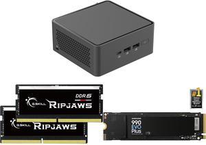 Mini-PC Memory SSD Combo -  ASUS RNUC15CRHC70000U Bundle with  G.SKILL F5-5600S4040A16GX2-RS  and SAMSUNG MZ-V9S1T0B/AM