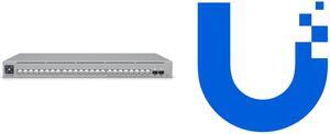 Ubiquiti Networks Pro Max 24 PoE Switch (USW-Pro-Max-24-PoE) w/ UI Care - 5 Year Replacement Protection Plan