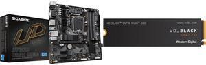 Motherboard SSD Combo -  GIGABYTE B760M DS3H DDR4 Bundle with  SanDisk WDS100T3X0E