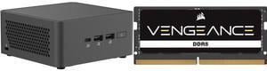 ASUS NUC 15 Pro RNUC15CRHC50000U Black Barebone System w/ Intel Ultra 5 210H CPU, 2x DDR5 SO-Dimm Slots, WiFi 7,US cord, Single Unit - Memory and Storage Sold Separately CORSAIR Vengeance 32GB 262-Pin DDR5 SO-DIMM DDR5 5600 (PC5 44800) Lapt