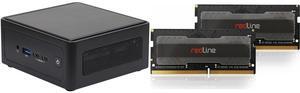 ASRock Industrial 4X4 BOX-8640U Black Fanned Barebone AMD Ryzen 5  DDR5 5600 MHz, up to 96GB (48GB per DIMM)8640U Mushkin Enhanced Redline 32GB (2 x 16GB) 262-Pin DDR5 SO-DIMM DDR5 4800 (PC4 38400) Memory (Notebook Memory) Model MRA5S480FFF