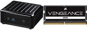 ASRock 4x4 BOX-7840U DDR5 2.5 Gigabit LAN Barebone System CORSAIR Vengeance 32GB 262-Pin DDR5 SO-DIMM DDR5 5600 (PC5 44800) Laptop Memory Model CMSX32GX5M1A5600C48