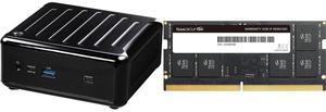 ASRock Industrial NUC BOX-1360P/D5 Barebone Systems - Mini-PC (13th Gen Intel CPU DDR5 4800, support Quad-Display, USB4) Team Elite 32GB 262-Pin DDR5 SO-DIMM DDR5 5600 (PC5 44800) Laptop Memory Model TED532G5600C46A-S01