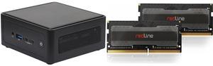 ASRock Industrial 4X4 BOX-AI350 Barebone Systems- Mini-PC (AMD Ryzen™ AI 7 350 (Kraken Point APU), DDR5 5600, support Quad-Display, USB4, Fanned BOX) Single Unit - Memory and Storage Sold Separately Mushkin Enhanced Redline 32GB (2 x 16GB)