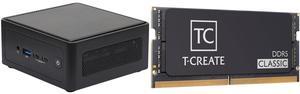 ASRock Industrial 4X4 BOX-AI350 Barebone Systems- Mini-PC (AMD Ryzen™ AI 7 350 (Kraken Point APU), DDR5 5600, support Quad-Display, USB4, Fanned BOX) Single Unit - Memory and Storage Sold Separately Team T-CREATE CLASSIC 32GB 262-Pin DDR5 S