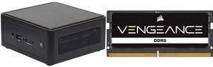 ASRock Industrial 4X4 BOX-AI350 Barebone Systems- Mini-PC (AMD Ryzen™ AI 7 350 (Kraken Point APU), DDR5 5600, support Quad-Display, USB4, Fanned BOX) Single Unit - Memory and Storage Sold Separately CORSAIR Vengeance 32GB 262-Pin DDR5 SO-DI