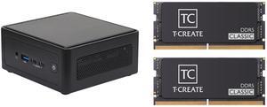 ASRock Industrial 4X4 BOX-AI350 Barebone Systems- Mini-PC (AMD Ryzen™ AI 7 350 (Kraken Point APU), DDR5 5600, support Quad-Display, USB4, Fanned BOX) Single Unit - Memory and Storage Sold Separately Team T-CREATE CLASSIC 32GB (2 x 16GB) 262