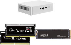 ASUS NUC 15 Pro+ Barebone Mini PC with Intel Series 2 Core Ultra 9 285H, 2x DDR5 SO-Dimm Slots, Dual Storage Design, Thunderbolt™ 4, Wi-Fi 7, Aluminum Chassis  - Memory and Storage Sold Separately G.SKILL Ripjaws SO-DIMM 64GB (2 x 32GB) 262