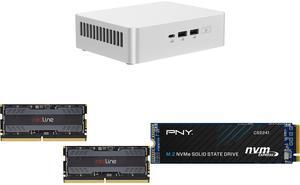 ASUS NUC 15 Pro+ Barebone Mini PC with Intel Series 2 Core Ultra 9 285H, 2x DDR5 SO-Dimm Slots, Dual Storage Design, Thunderbolt™ 4, Wi-Fi 7, Aluminum Chassis  - Memory and Storage Sold Separately Mushkin Enhanced Redline 96GB (2 x 48GB) 26