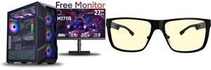 Cooler Master TD5 Pro - Intel Core Ultra 7-265KF - GeForce RTX 5070 Ti - 32GB DDR5 6000MHz - 2TB M.2 NVMe SSD - Windows 11 - 360mm AIO - Gaming PC GUNNAR CALL OF DUTY COVERT EDITION Onyx Frame (Amber Lens) 65% Blue Light & 100% UV Protectio