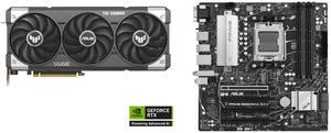GPU Motherboard Combo -  ASUS TUF-RTX5060TI-O8G-GAMING Bundle with  ASUS PRIME B650M-A AX II