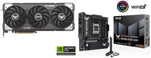 GPU Motherboard Combo -  ASUS TUF-RTX5060TI-O8G-GAMING Bundle with  ASUS TUF GAMING B850M-PLUS WIFI