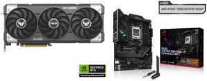 GPU Motherboard Combo -  ASUS TUF-RTX5060TI-O8G-GAMING Bundle with  ASUS ROG STRIX B650E-F GAMING WIFI