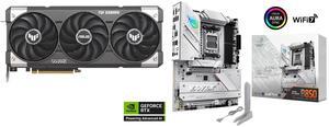 GPU Motherboard Combo -  ASUS TUF-RTX5060TI-O8G-GAMING Bundle with  ASUS ROG STRIX B850-A GAMING WIFI