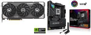 GPU Motherboard Combo -  ASUS TUF-RTX5060TI-O8G-GAMING Bundle with  ASUS ROG STRIX B850-F GAMING WIFI