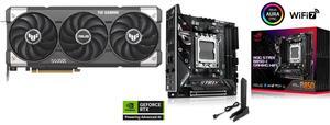 GPU Motherboard Combo -  ASUS TUF-RTX5060TI-O8G-GAMING Bundle with  ASUS ROG STRIX B850-I GAMING WIFI
