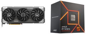 GPU CPU Combo -  ASUS TUF-RTX5060-O8G-GAMING Bundle with  AMD 100-100001015BOX