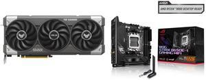GPU Motherboard Combo -  ASUS TUF-RTX5060-O8G-GAMING Bundle with  ASUS ROG STRIX B650E-I GAMING WIFI