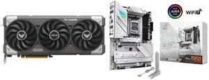 GPU Motherboard Combo -  ASUS TUF-RTX5060-O8G-GAMING Bundle with  ASUS ROG STRIX B850-A GAMING WIFI