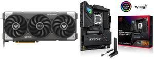 GPU Motherboard Combo -  ASUS TUF-RTX5060-O8G-GAMING Bundle with  ASUS ROG STRIX B850-F GAMING WIFI