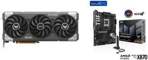 GPU Motherboard Combo -  ASUS TUF-RTX5060-O8G-GAMING Bundle with  ASUS TUF GAMING X870-PLUS WIFI