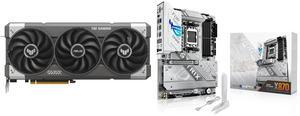 GPU Motherboard Combo -  ASUS TUF-RTX5060-O8G-GAMING Bundle with  ASUS ROG STRIX X870-A GAMING WIFI