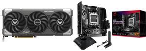 GPU Motherboard Combo -  ASUS TUF-RTX5060-O8G-GAMING Bundle with  ASUS ROG STRIX X870-I GAMING WIFI
