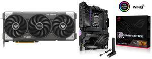GPU Motherboard Combo -  ASUS TUF-RTX5060-O8G-GAMING Bundle with  ASUS ROG CROSSHAIR X870E APEX