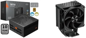 Psu R400 PCCOOLER CPS YN750 Fully Modular Power Supply, 80 PLUS Gold 750W PSU ...