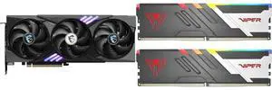 GPU Memory Combo -  MSI RTX 5060 Ti 8G GAMING TRIO OC Bundle with  Patriot Memory PVVR532G600C36K