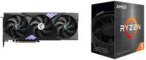GPU CPU Combo -  MSI RTX 5060 Ti 8G GAMING TRIO OC Bundle with  AMD 100-100000457BOX