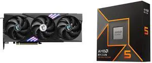 GPU CPU Combo -  MSI RTX 5060 Ti 8G GAMING TRIO OC Bundle with  AMD 100-100001405WOF