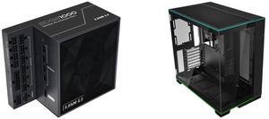 PSU Computer Case Combo -  Lian Li EG1000 Black Bundle with  Lian Li O11DERGBX