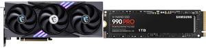 GPU SSD Combo -  MSI RTX 5060 8G GAMING TRIO OC Bundle with  SAMSUNG MZ-V9P1T0B/AM
