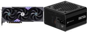 GPU PSU Combo -  MSI RTX 5060 8G GAMING TRIO OC Bundle with  Corsair CP-9020295-NA