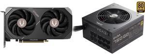 GPU PSU Combo -  ZOTAC ZT-B50610H-10M Bundle with  EVGA 210-GQ-0750-V1