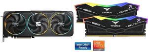 GPU Memory Combo -  GIGABYTE GV-N5070GAMING OC-12GD Bundle with  Team Group FF7D516G6000HC38ADC01