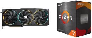 GPU CPU Combo -  GIGABYTE GV-N5070GAMING OC-12GD Bundle with  AMD 100-100001582BOX