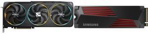 GPU SSD Combo -  GIGABYTE GV-N5070GAMING OC-12GD Bundle with  SAMSUNG MZ-V9P2T0CW