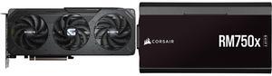 GPU PSU Combo -  GIGABYTE GV-R9060XTGAMING OC-8GD Bundle with  Corsair CP-9020251-NA